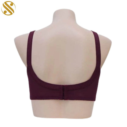 Maroon - Triumph Women's Non-Wired Bra